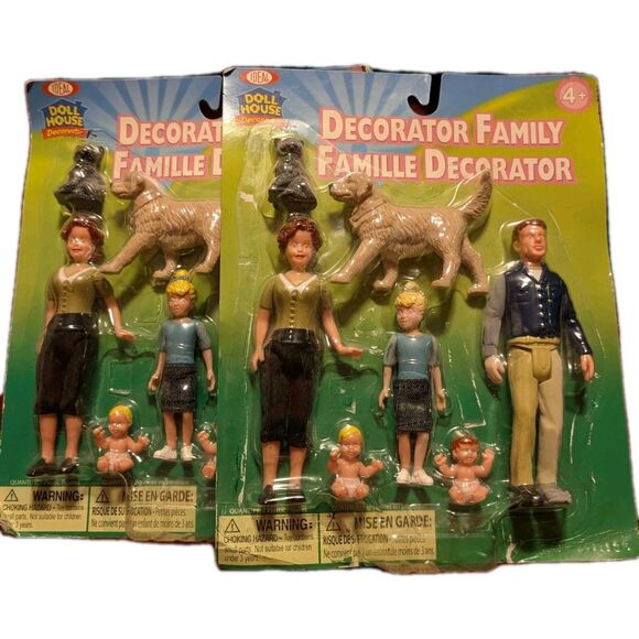 Vintage Decorator Family Dolls - Picture 1 of 4
